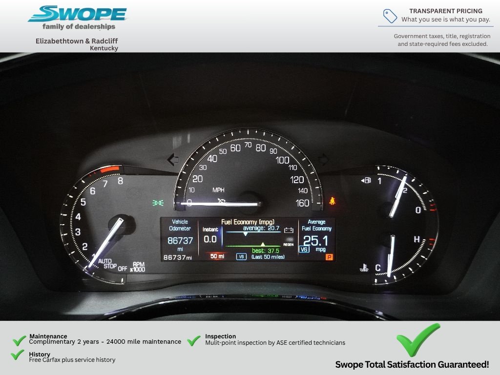 Used 2017 Stellar Black Metallic Cadillac Luxury FWD image 17