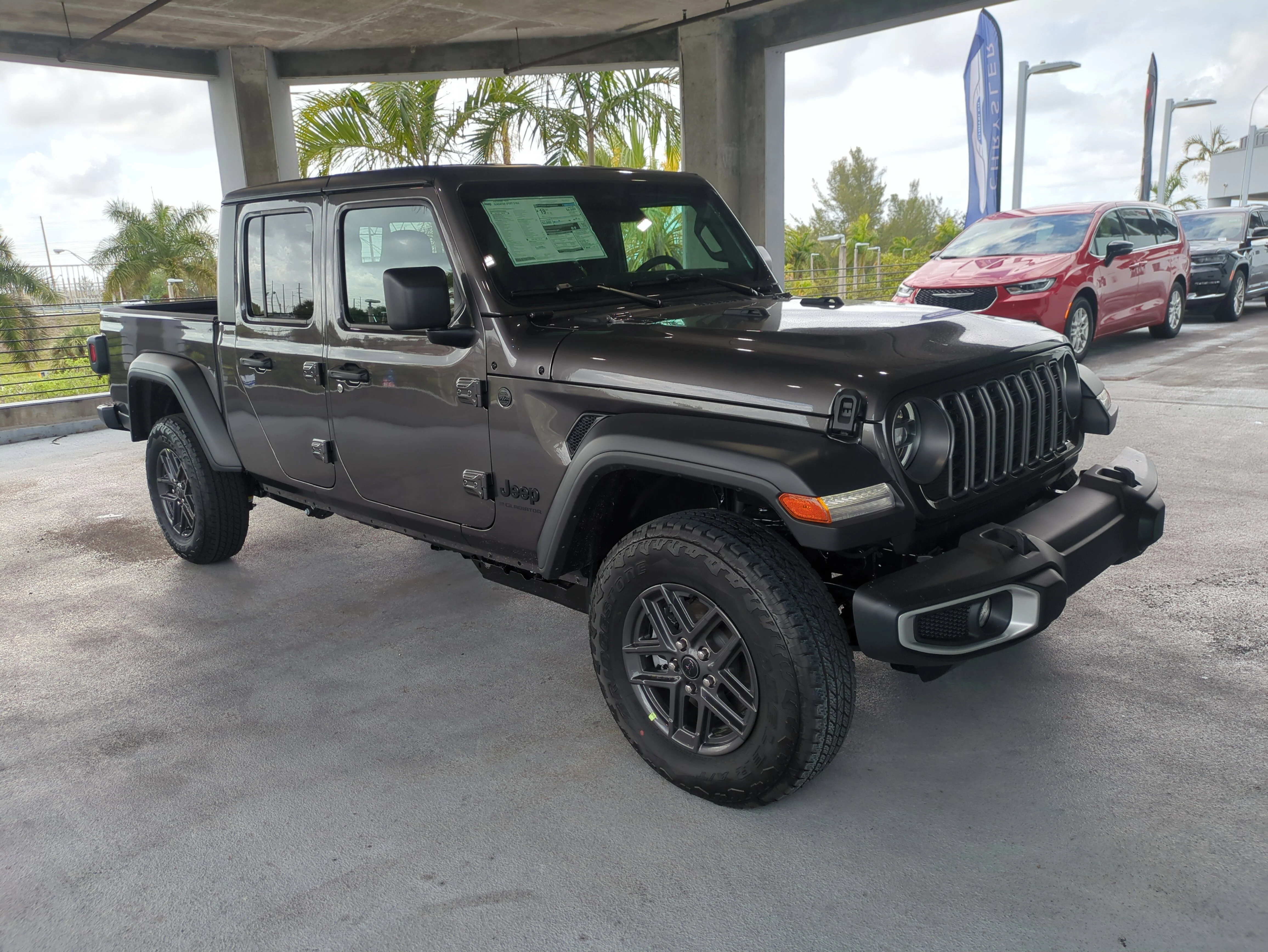 New 2026 Granite Crystal Metallic Clear-Coat Exterior Paint Jeep Sport S image 1
