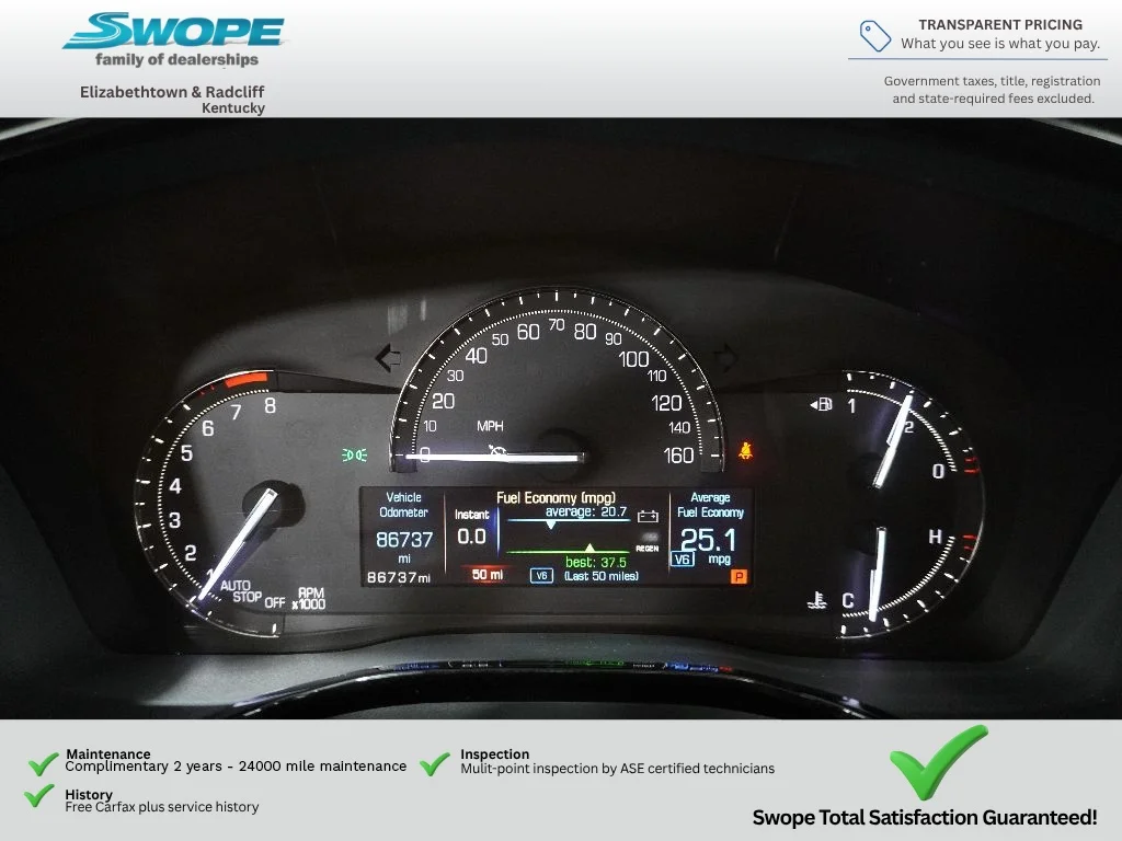 Used 2017 Stellar Black Metallic Cadillac Luxury FWD image 17