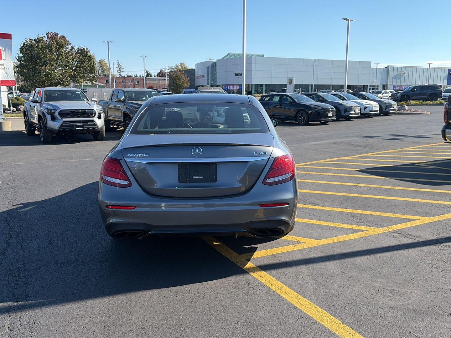 Used 2018 designo Selenite Grey Magno (Matte Finish) Mercedes-Benz AMG® E 43 image 4