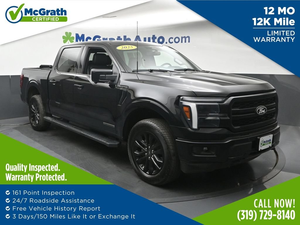 Used 2025 Black Ford Lariat image 1