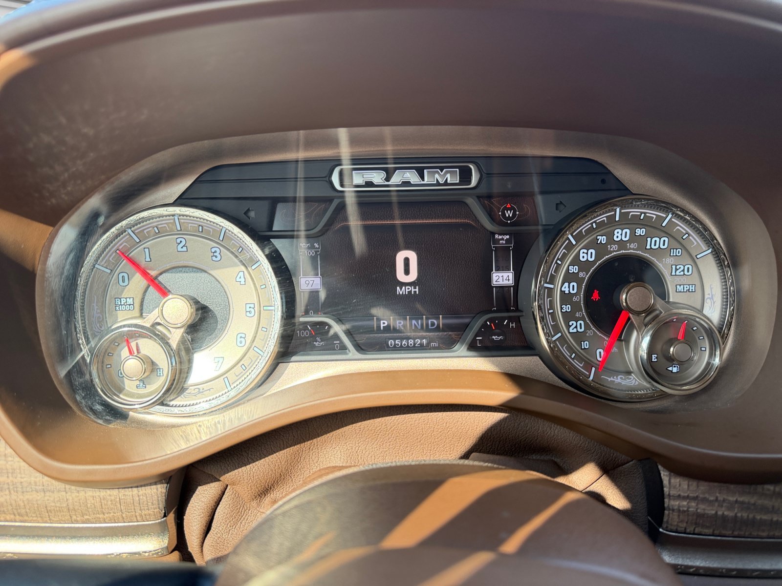 Used 2019 Diamond Black Crystal Pearlcoat Ram Longhorn image 14