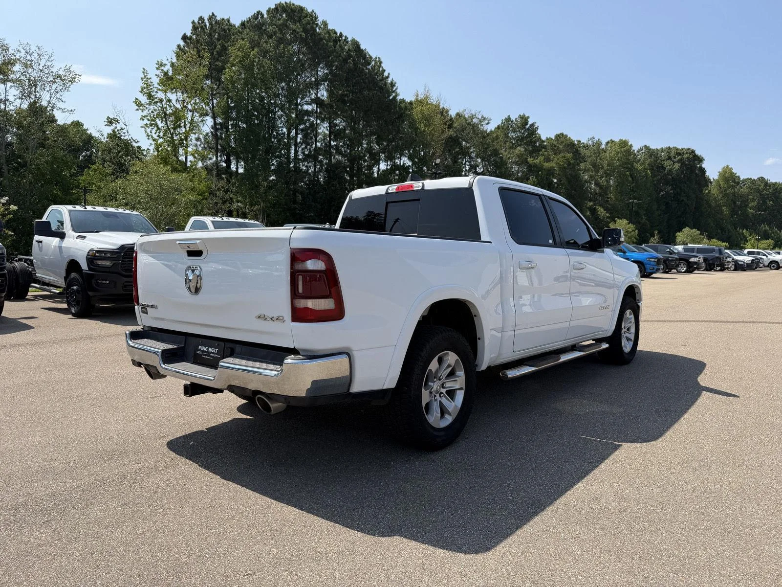 Used 2022 Bright White Clearcoat Ram Laramie image 6