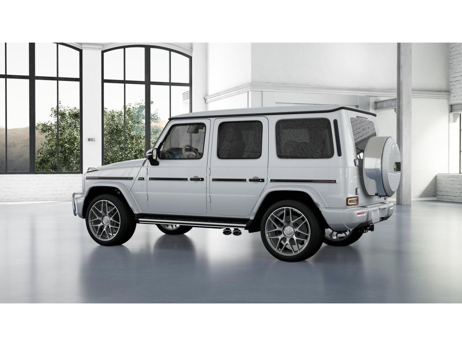 New 2027 MANUFAKTUR Moonlight White Metallic Mercedes-Benz AMG® G 63 SUV image 74