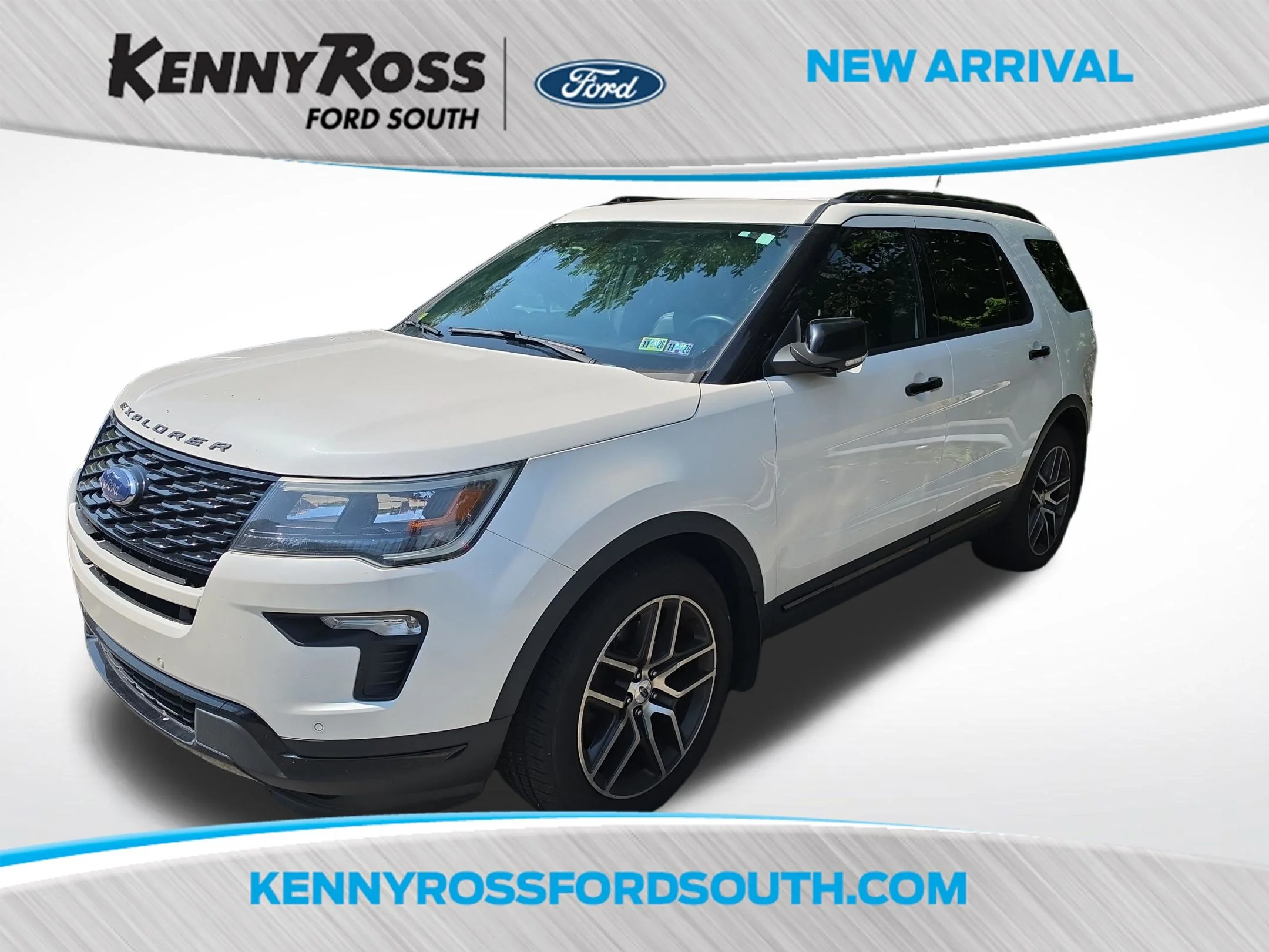 Used 2019 White Ford Sport image 1