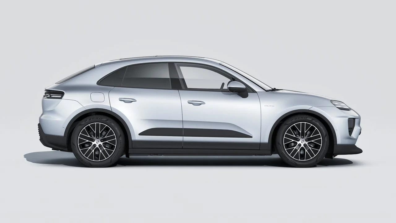 New 2026 Dolomite Silver Metallic Porsche Electric image 6