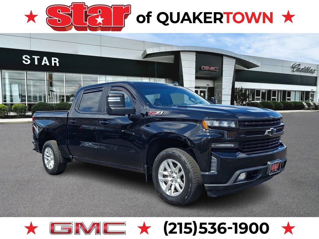 Black 2020 Chevrolet Silverado 1500 RST Crew Cab 4WD Pickup Truck Four-Wheel Drive