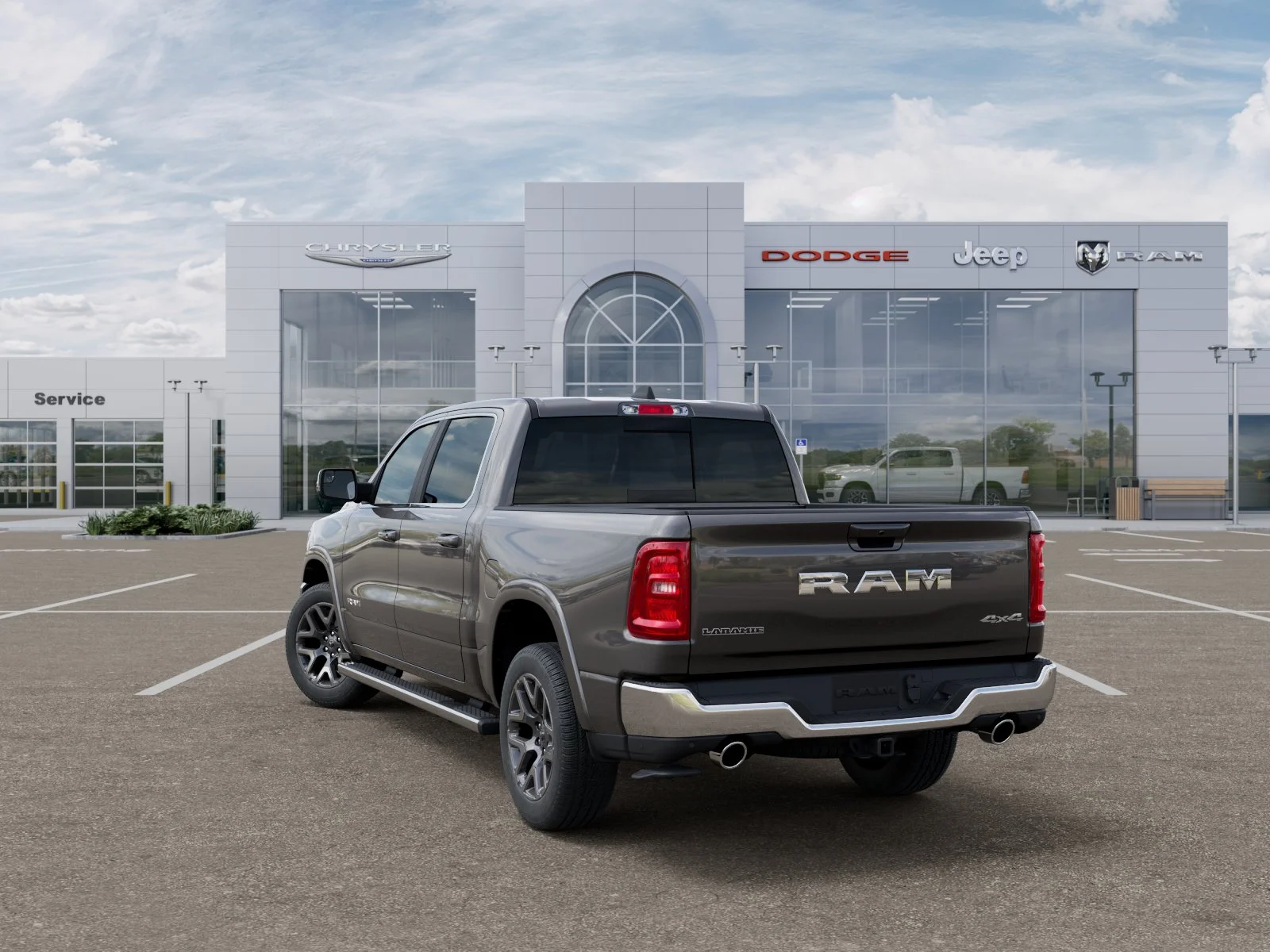 New 2027 Granite Crystal Metallic Clear-Coat Exterior Paint RAM Laramie image 3