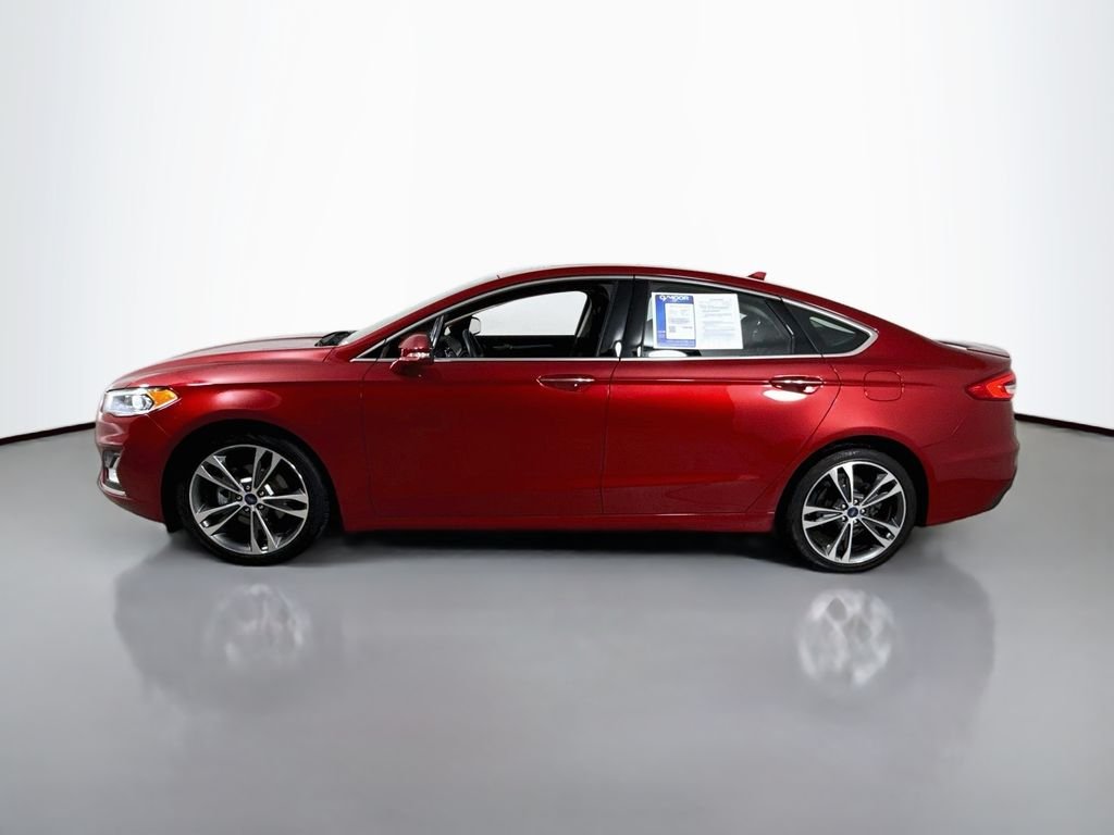 Used 2020 Rapid Red Metallic Tinted Clearcoat Ford Titanium image 4
