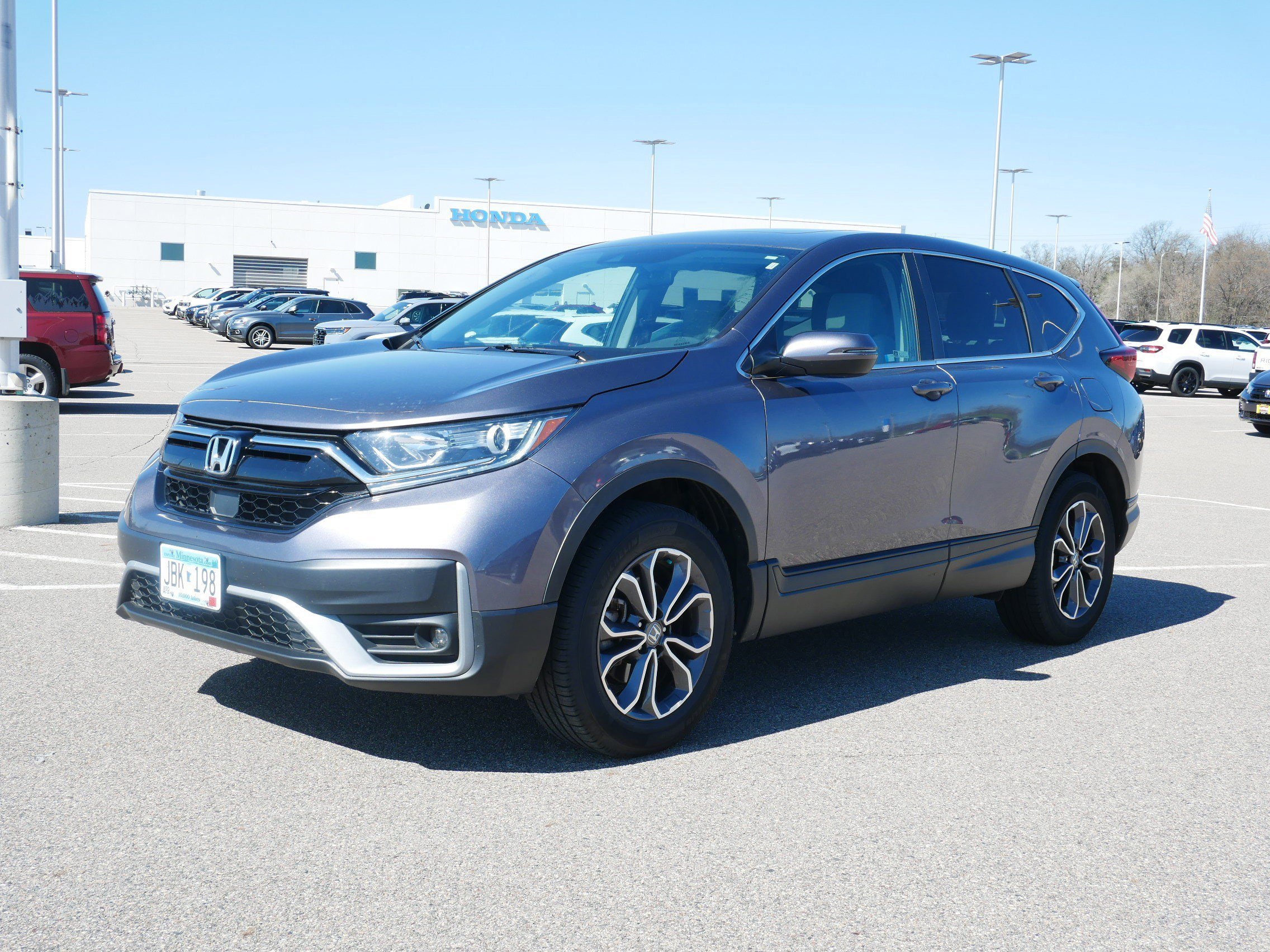 Used 2022 Honda CR-V EX with VIN 7FARW2H54NE011923 for sale in Waite Park, Minnesota