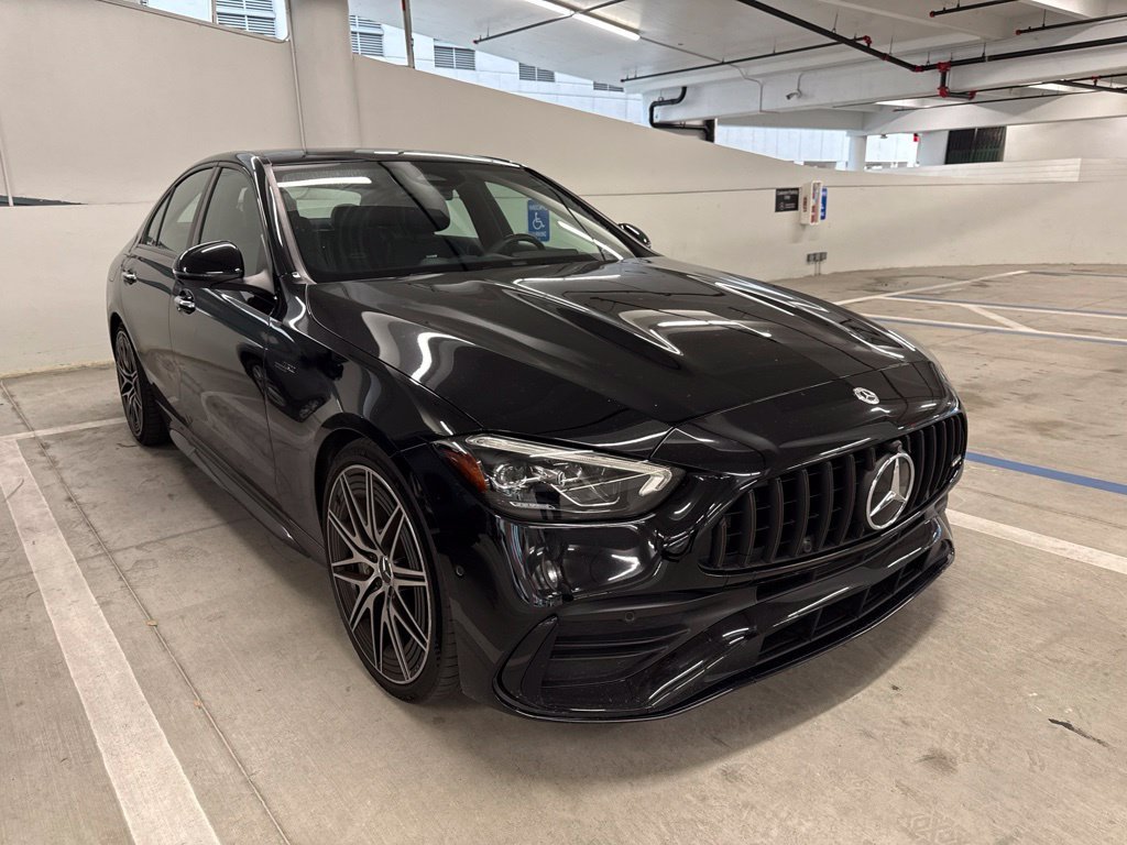 Certified Used 2023 Black Mercedes-Benz C 43 AMG® image 1