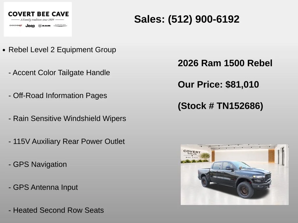 2026 RAM 1500 Rebel - Photo 13