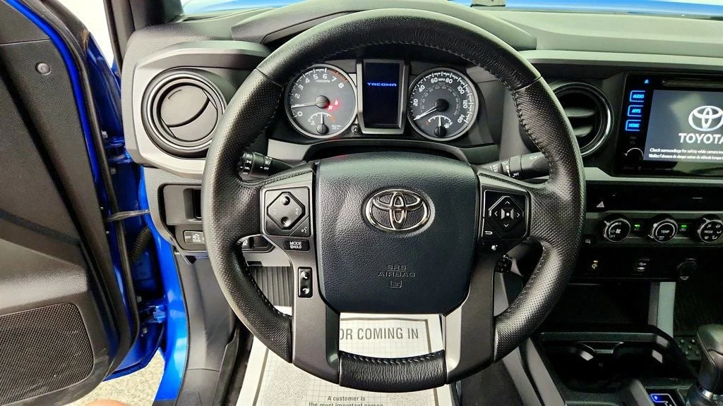 Used 2017 Blazing Blue Pearl Toyota TRD Sport Double Cab 6