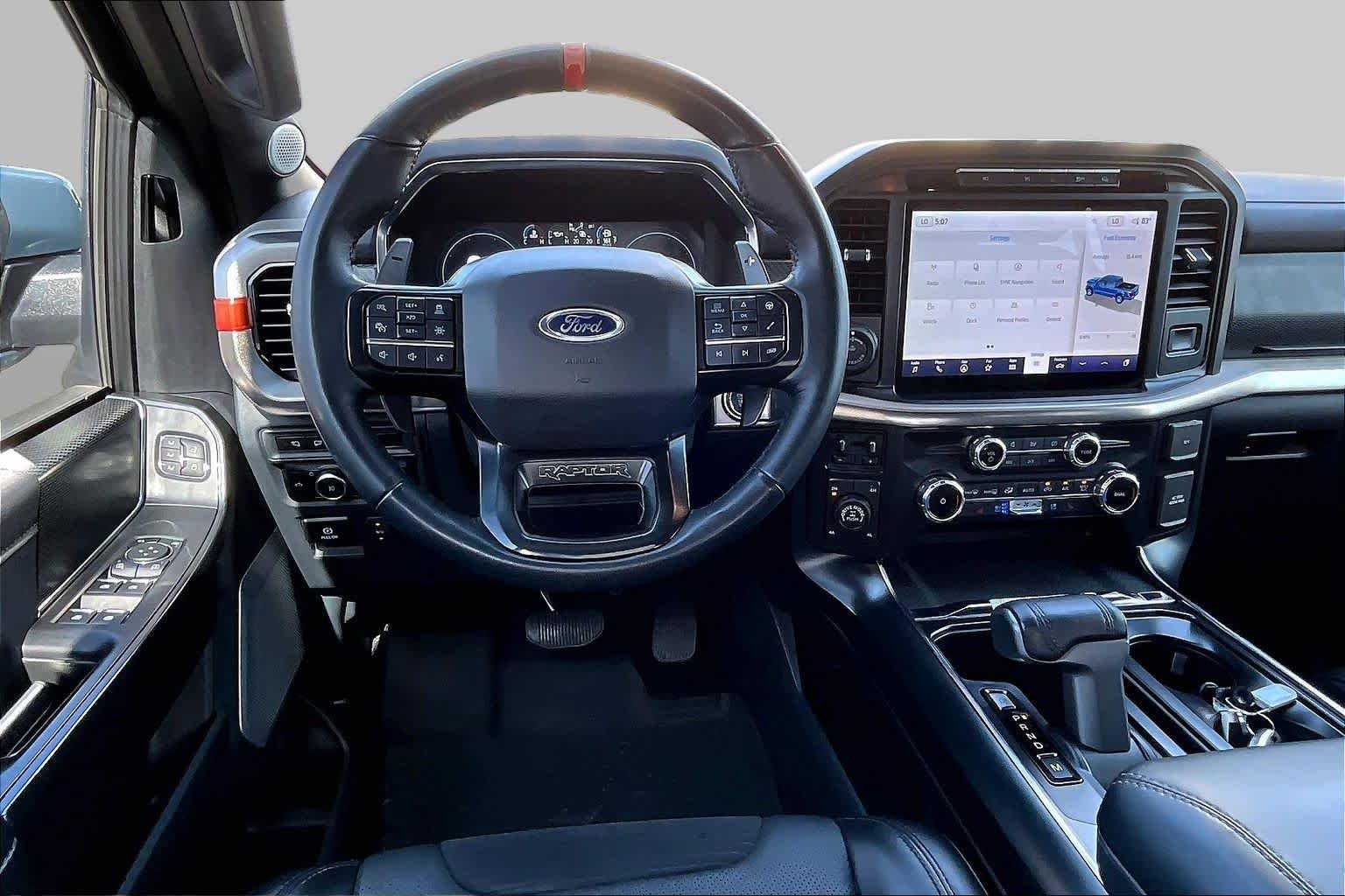 Used 2023 Azure Gray Metallic Tri-Coat Ford Raptor image 8