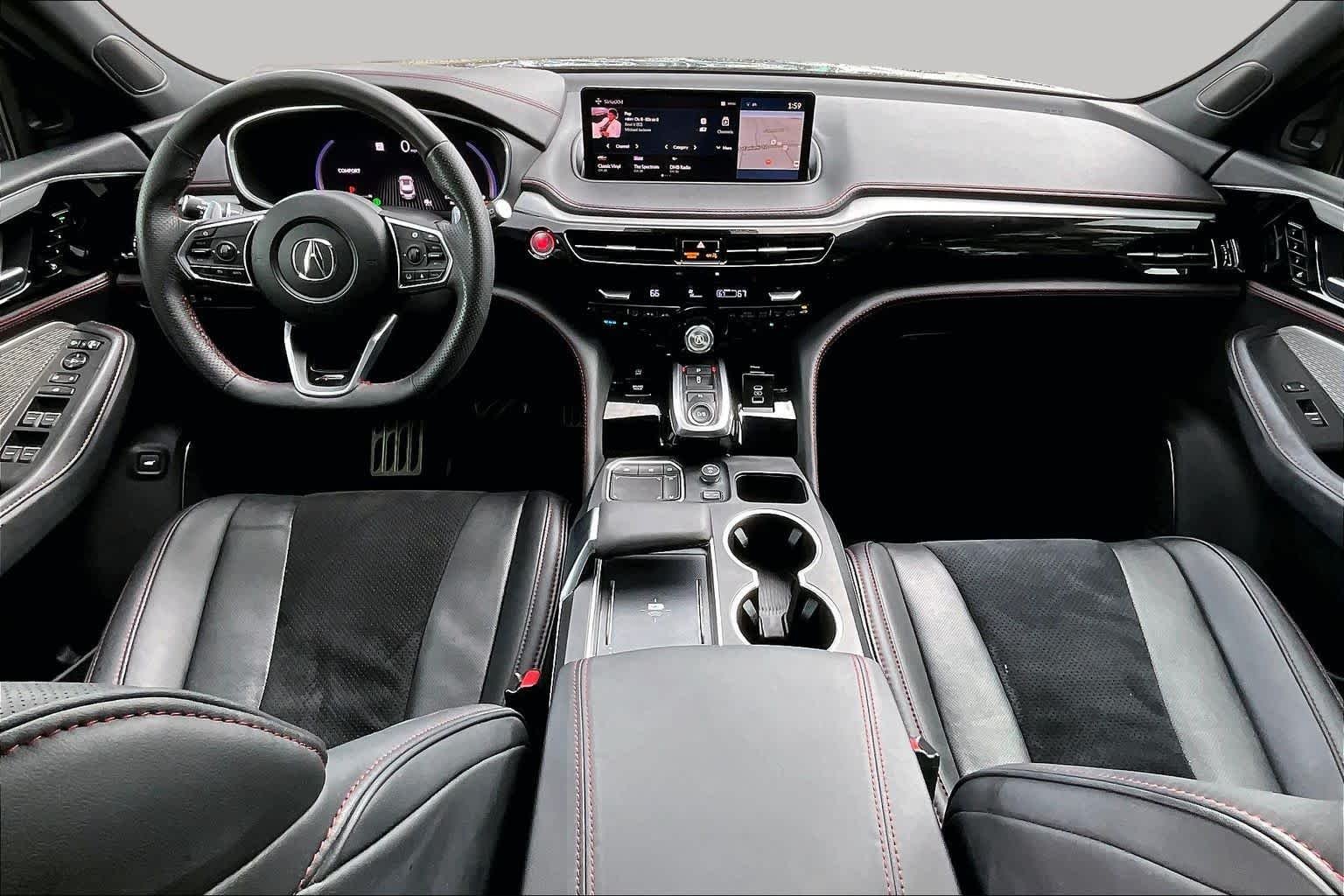 Used 2024 Liquid Carbon Metallic Acura w/A-Spec Package image 16