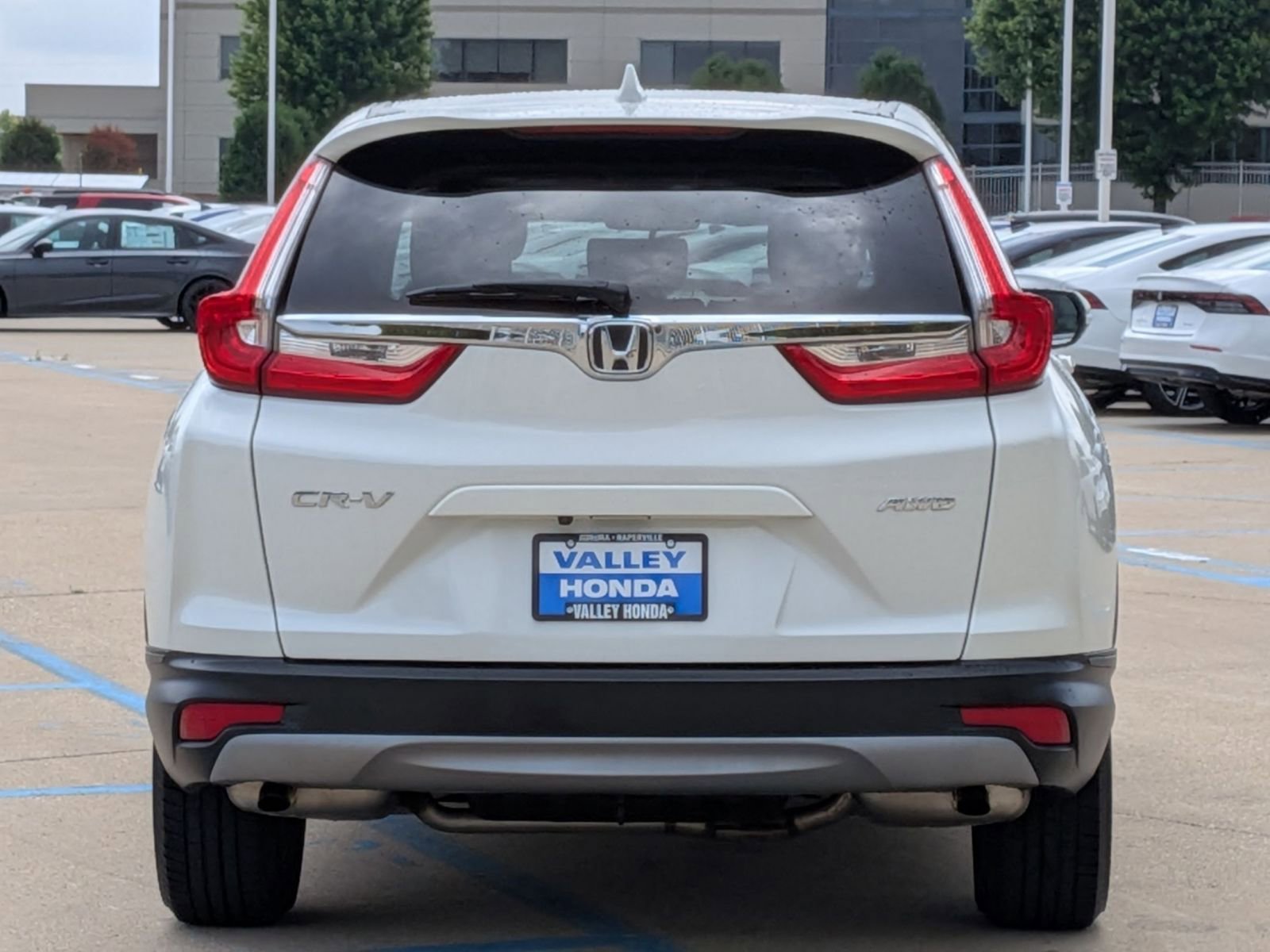 Certified Used 2018 White Diamond Pearl Honda EX AWD image 7
