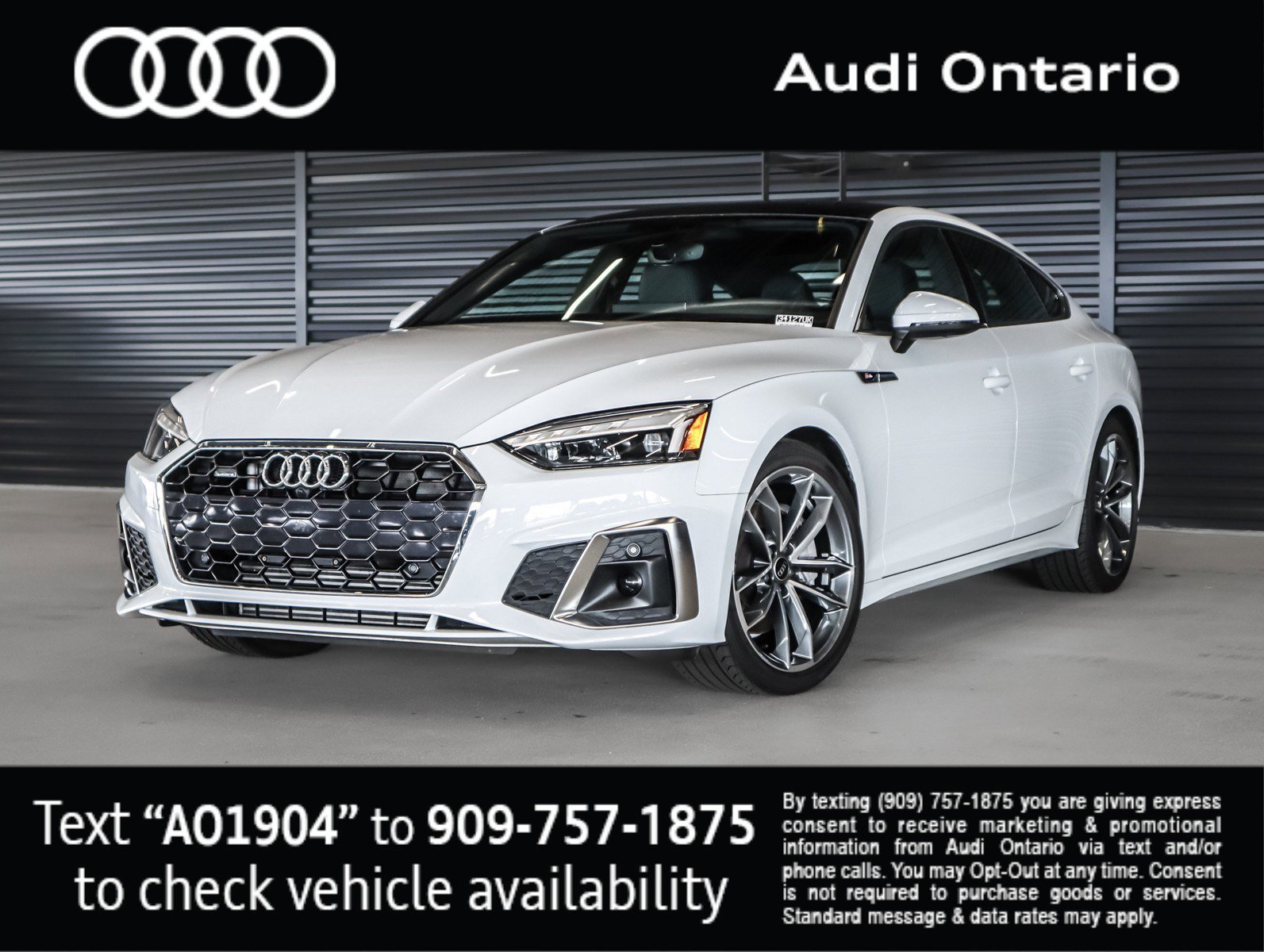 Used 2024 Glacier White Metallic Audi S line Premium Plus image 1