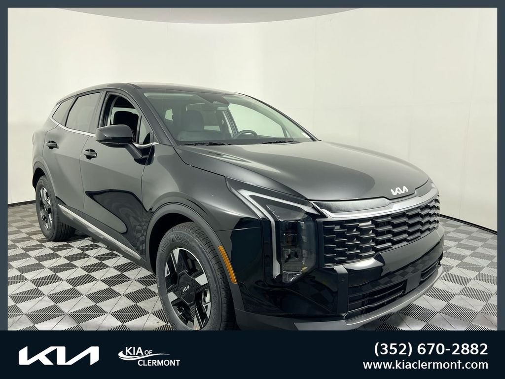 New 2026 Ebony Black Kia LX image 1