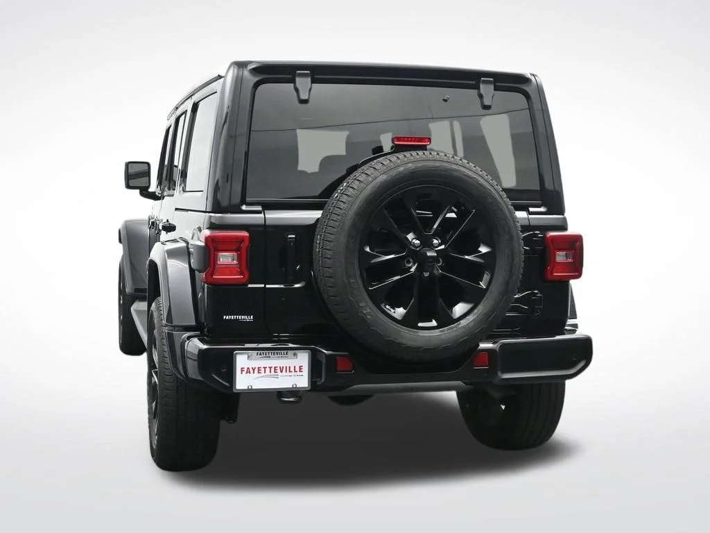 Used 2021 Black Jeep Unlimited Sahara High Altitude image 8