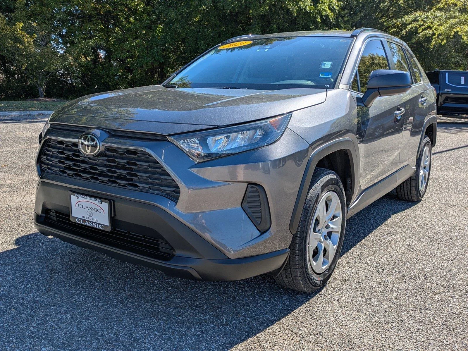 Used 2021 Magnetic Gray Metallic Toyota LE image 8