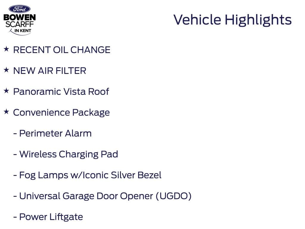 Used 2024 White Metallic Ford SEL image 1