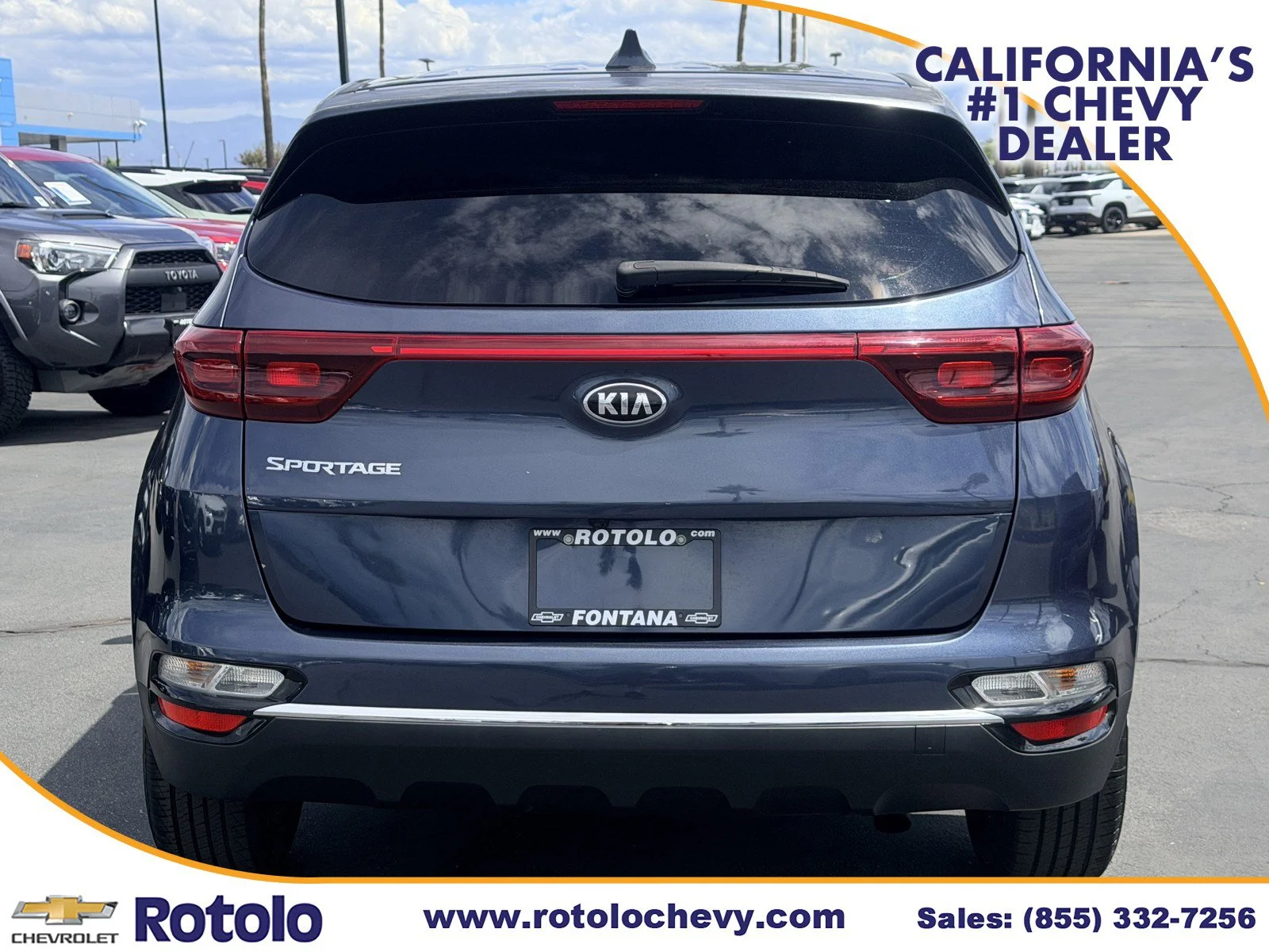 Used 2021 Pacific Blue Kia LX image 5
