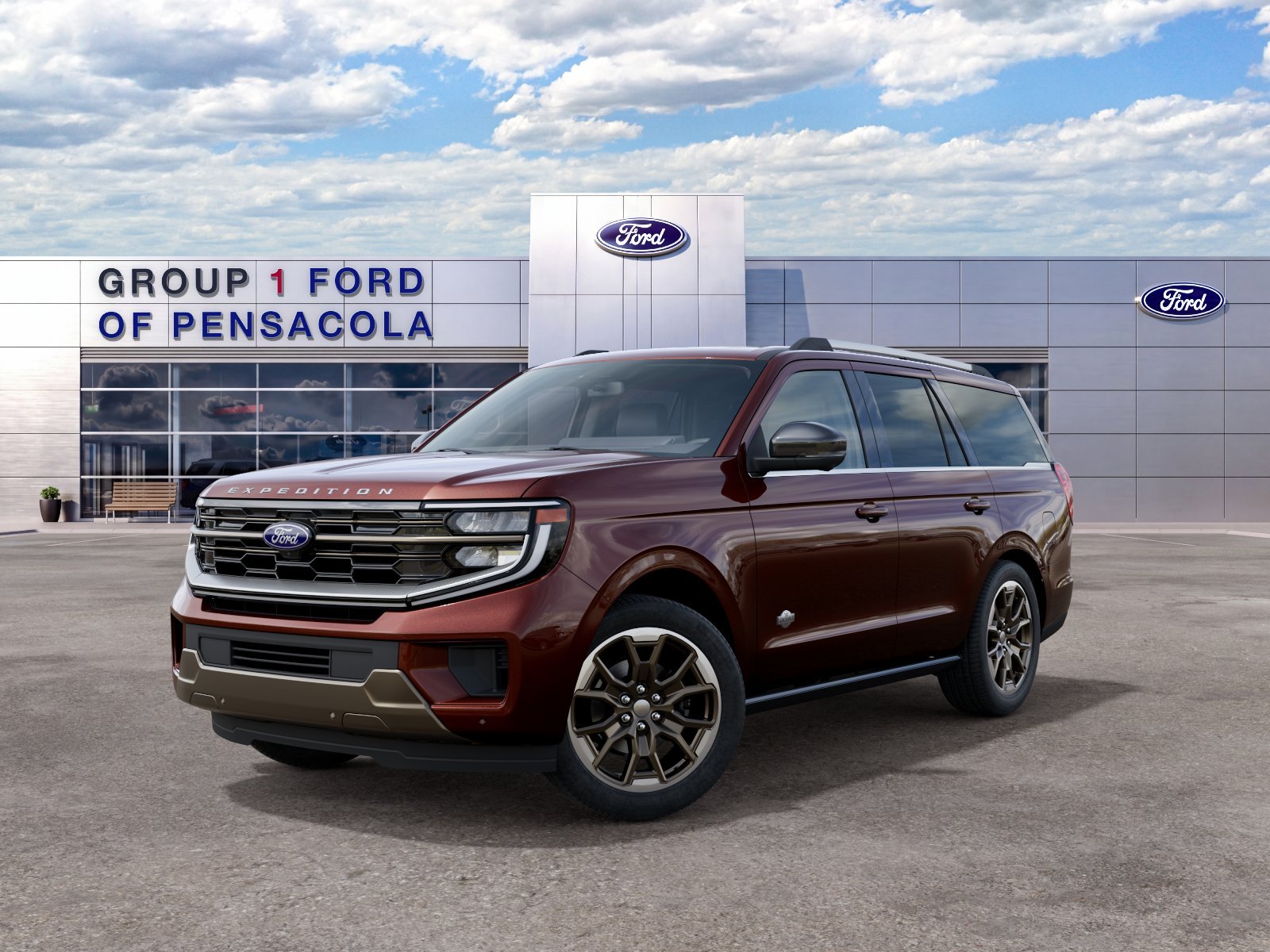 New 2027 Bronze Fire Metallic Tinted Clearcoat Ford King Ranch® image 2