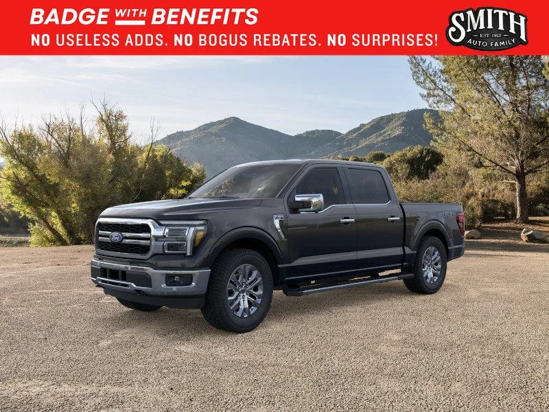 New 2026 Agate Black Metallic Ford Lariat® image 1