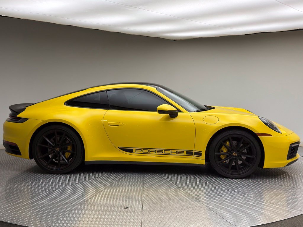 Used 2021 Racing Yellow Porsche Carrera image 4