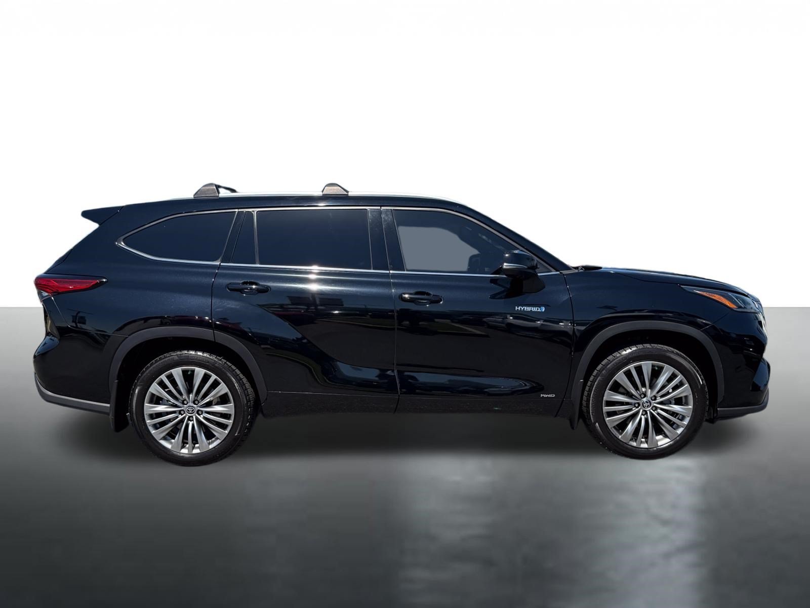 Used 2021 Midnight Black Metallic Toyota Hybrid Platinum image 9