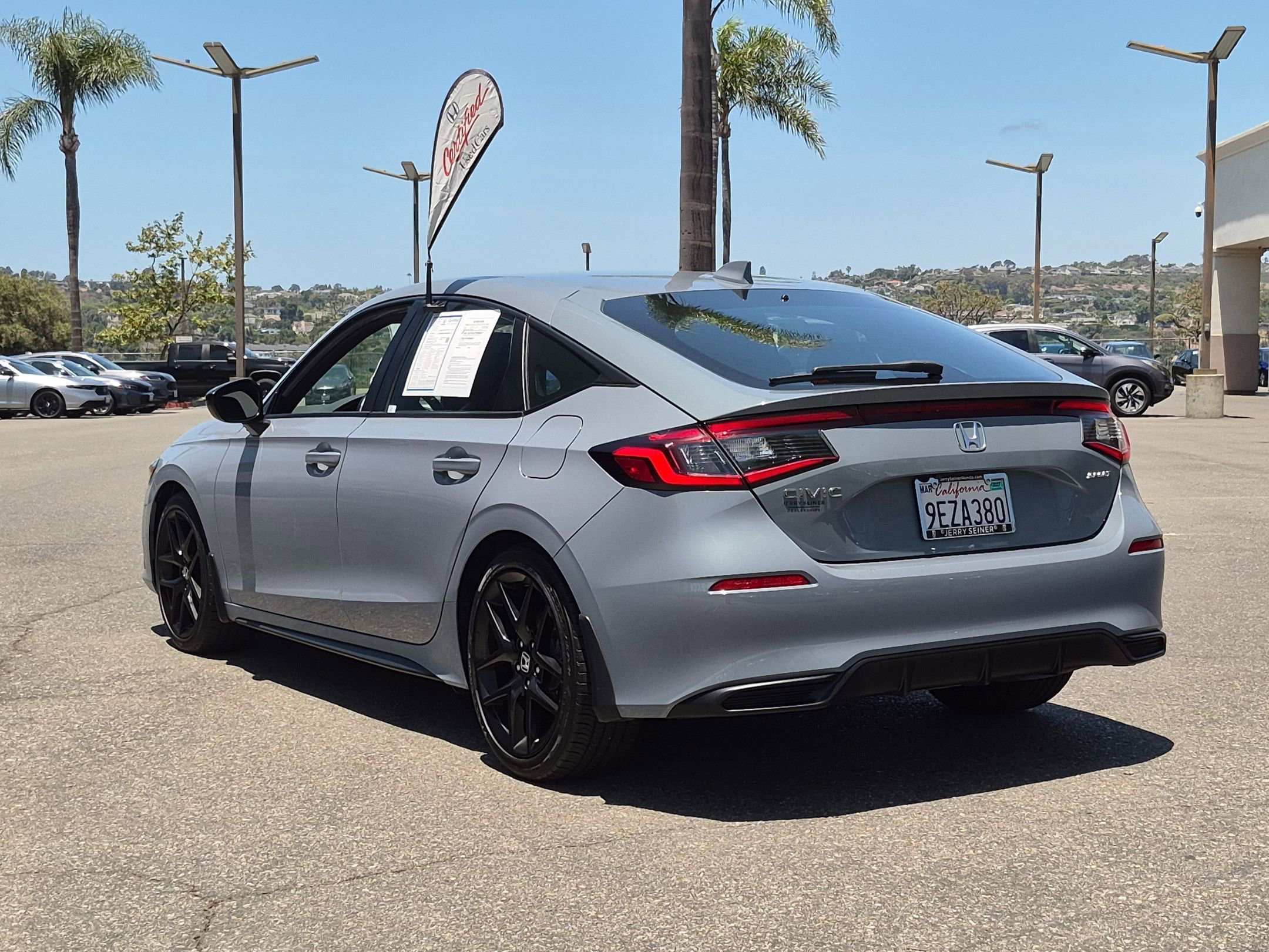 Certified Used 2023 Gray Honda Sport image 3
