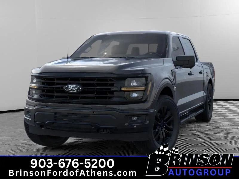 New 2026 Agate Black Metallic Ford XLT image 2