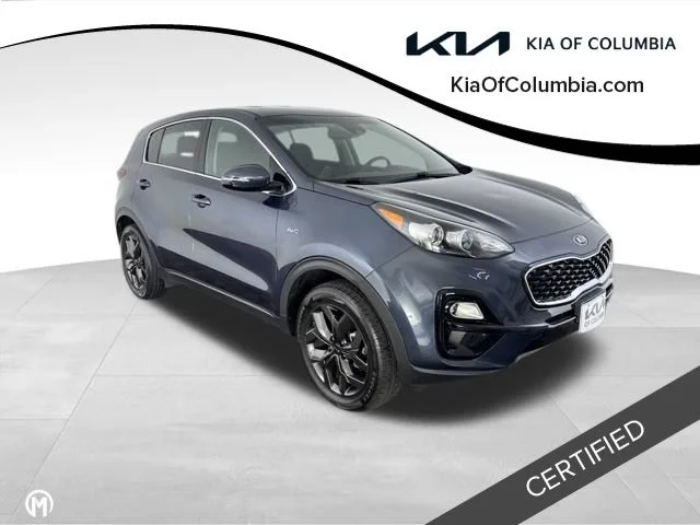 Used 2022 Blue Kia LX image 1