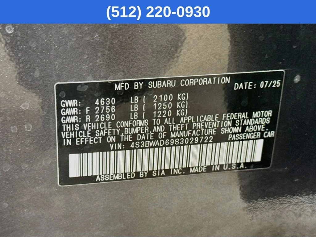 Used 2025 Gray Subaru Premium image 41