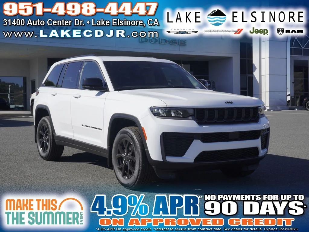 New 2026 Bright White Clear-Coat Exterior Paint Jeep Altitude image 1