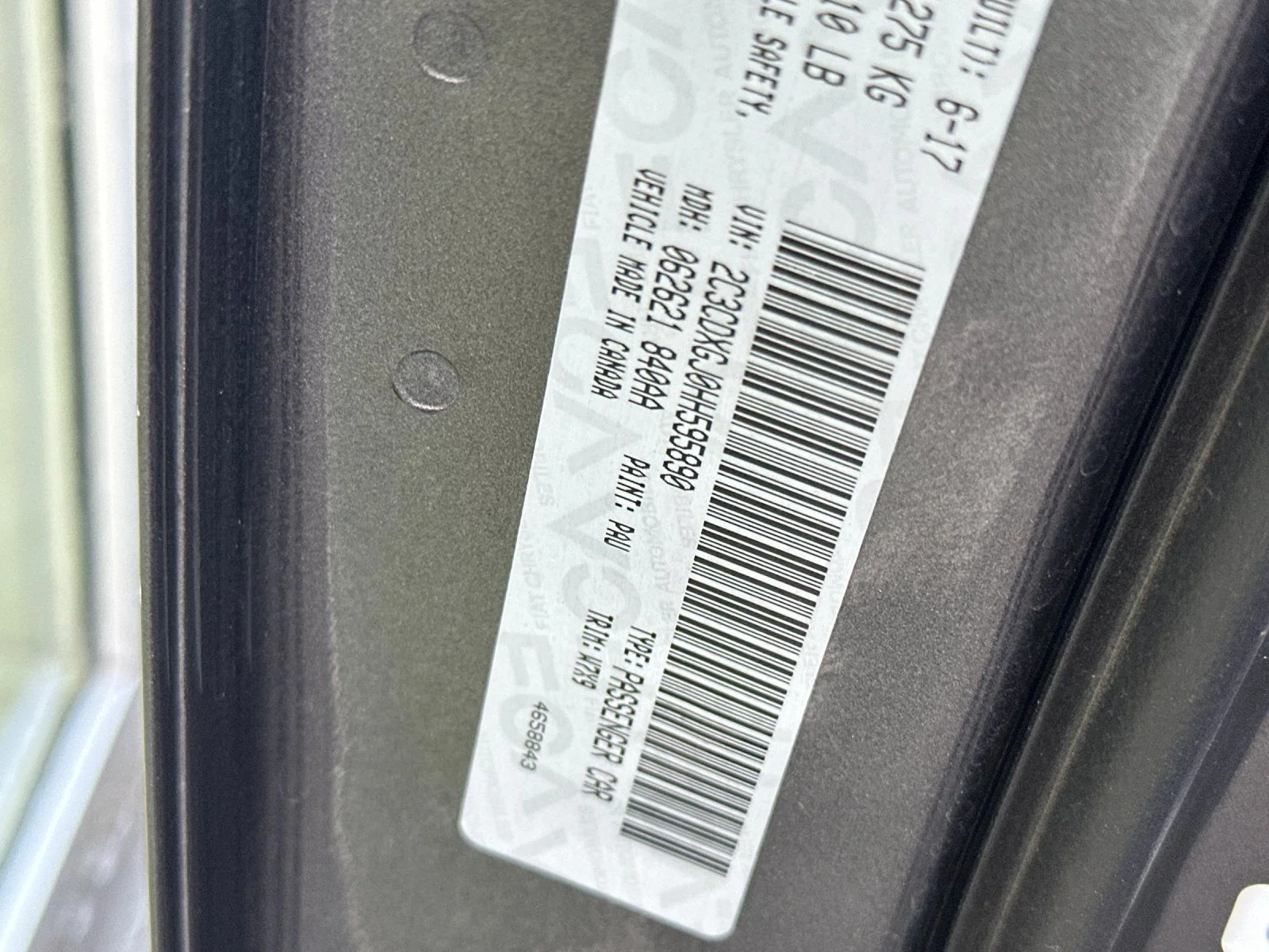 Used 2017 Granite Crystal Metallic Clearcoat Dodge R/T Scat Pack image 25