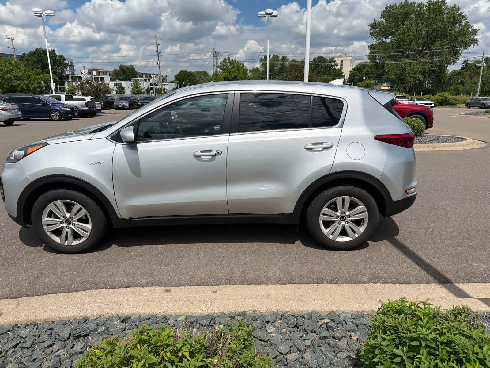 Used 2019 Sparkling Silver Kia LX image 9