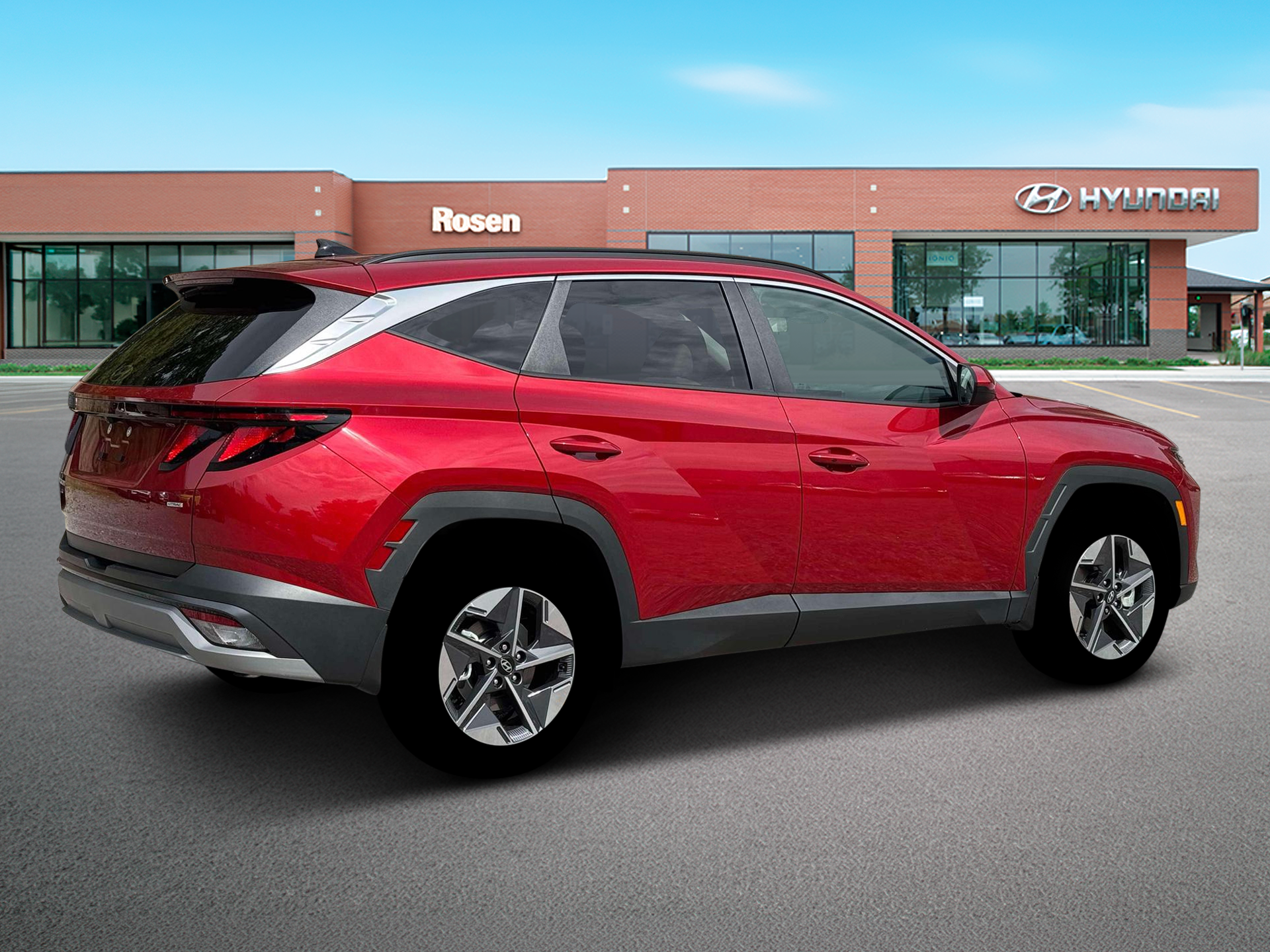 New 2026 Red Hyundai SEL AWD image 8
