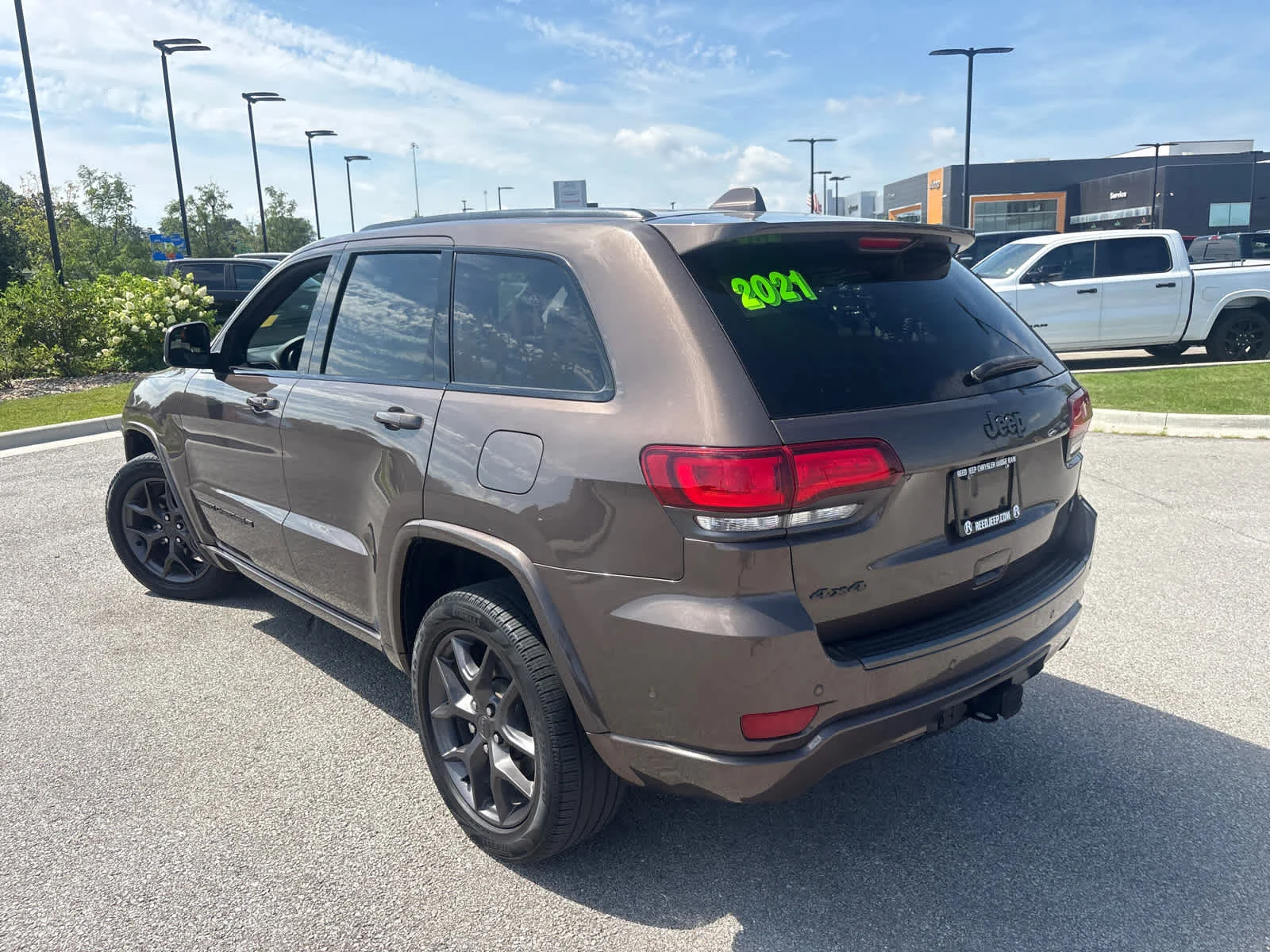 Used 2021 Walnut Brown Metallic Clearcoat Jeep 80th Anniversary image 8