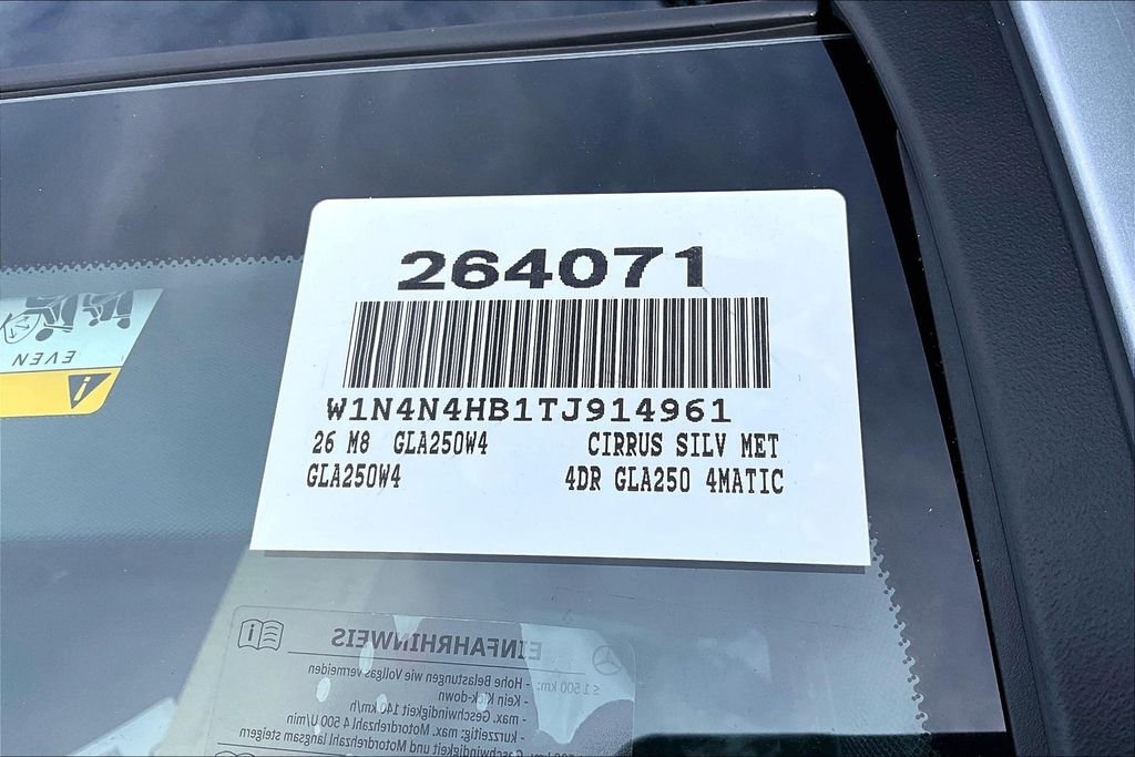 New 2026 Cirrus Silver Metallic Mercedes-Benz GLA 250 image 14