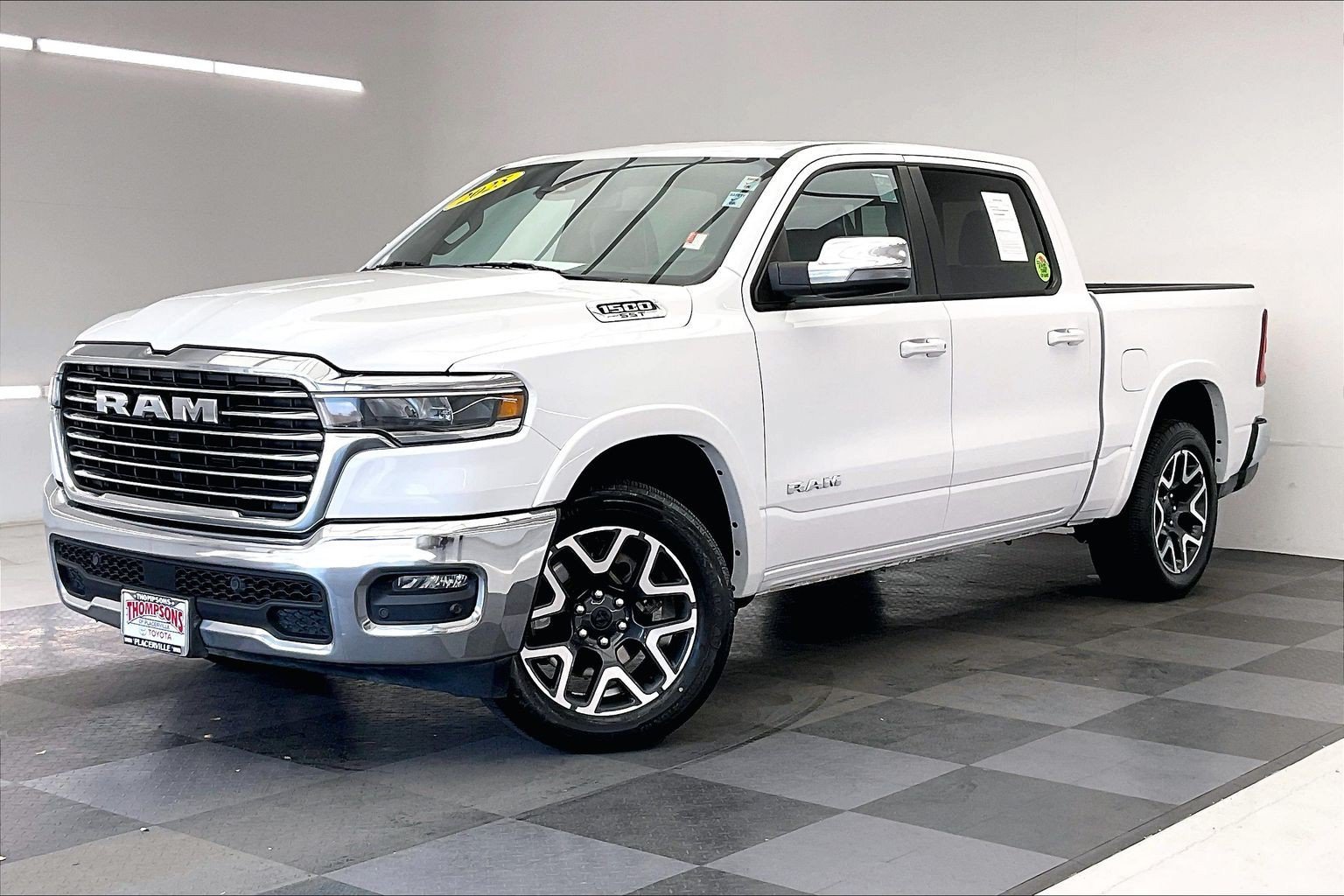 Used 2025 Bright White Clearcoat Ram Laramie image 12