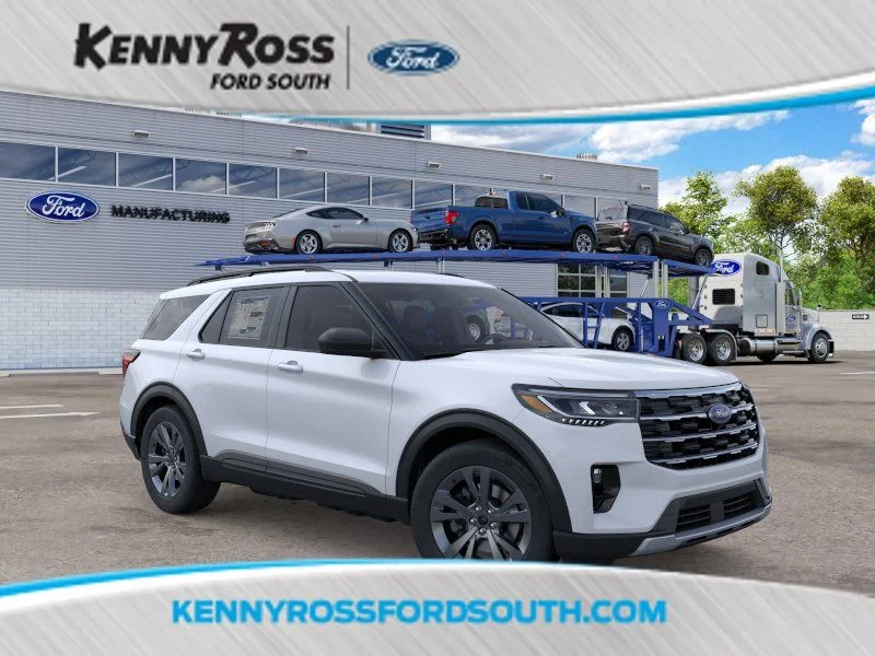 New 2026 Space White Metallic Ford Active image 1