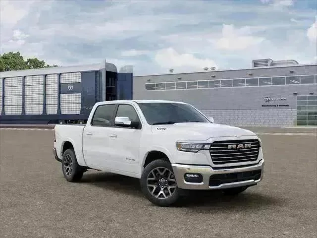 New 2027 Bright White Clear-Coat Exterior Paint RAM Laramie image 3
