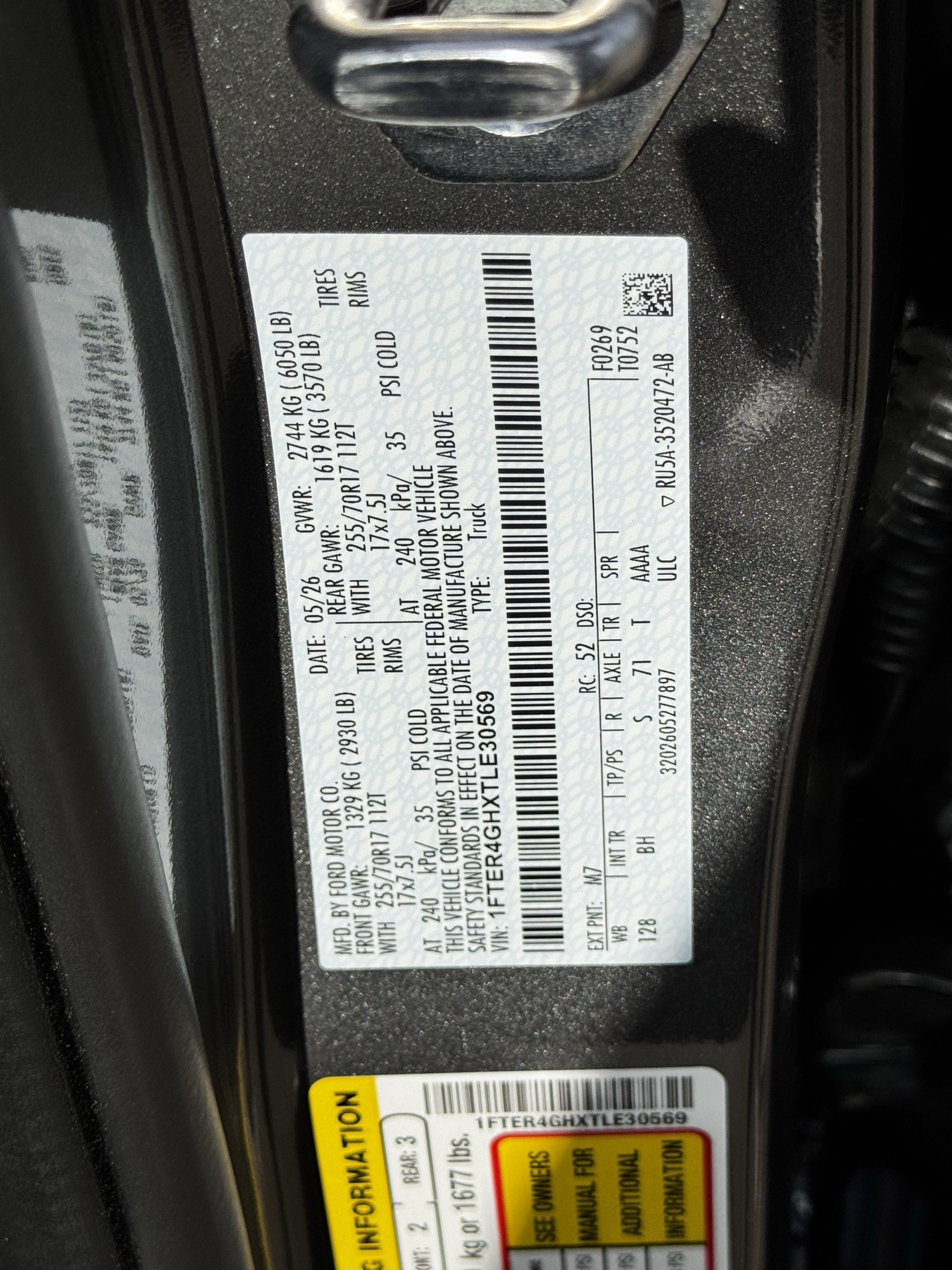 New 2026 Carbonized Gray Metallic Ford XLT image 18