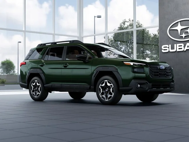 New 2026 DEEP EMERALD GREEN PEARL Subaru Touring image 1