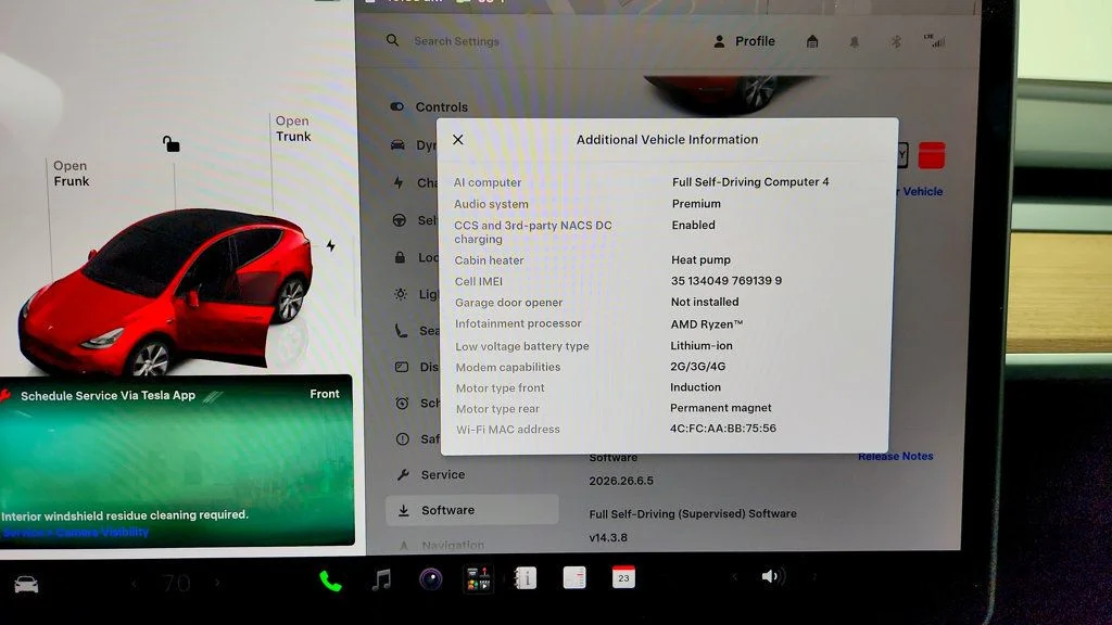 Used 2023 Red Multi-Coat Tesla AWD *Ltd Avail* image 15