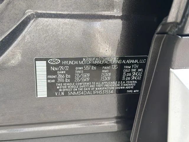 Used 2023 Gray Hyundai Limited image 30