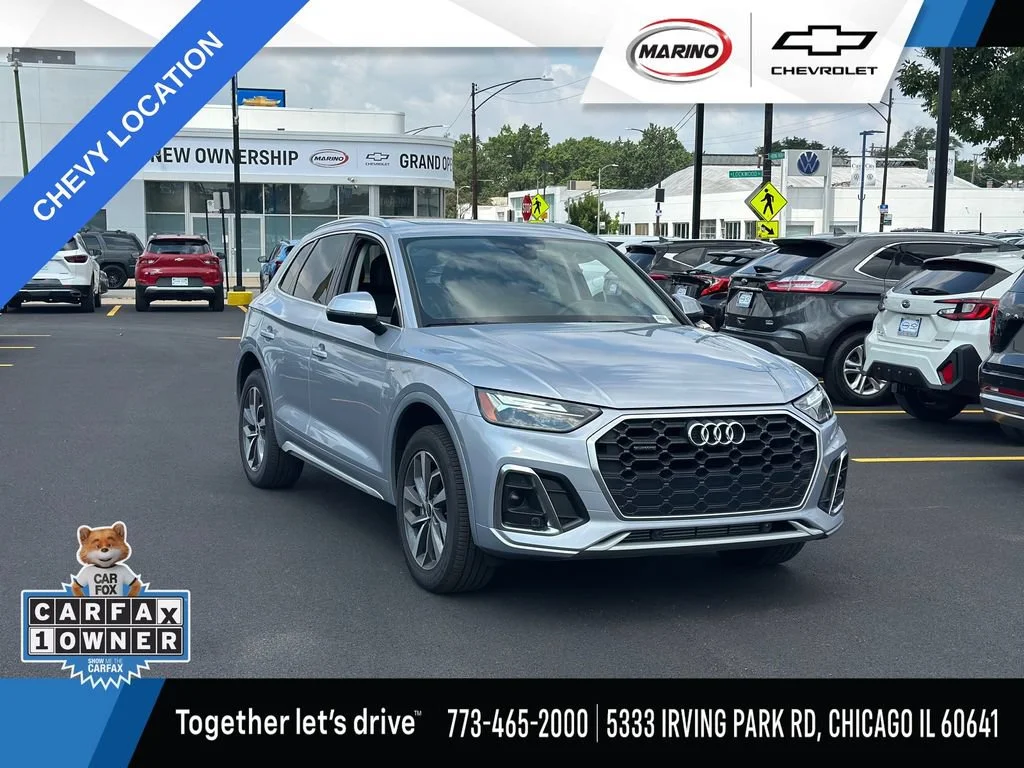 Used 2023 Silver Audi Premium 45 TFSI S line quattro image 1