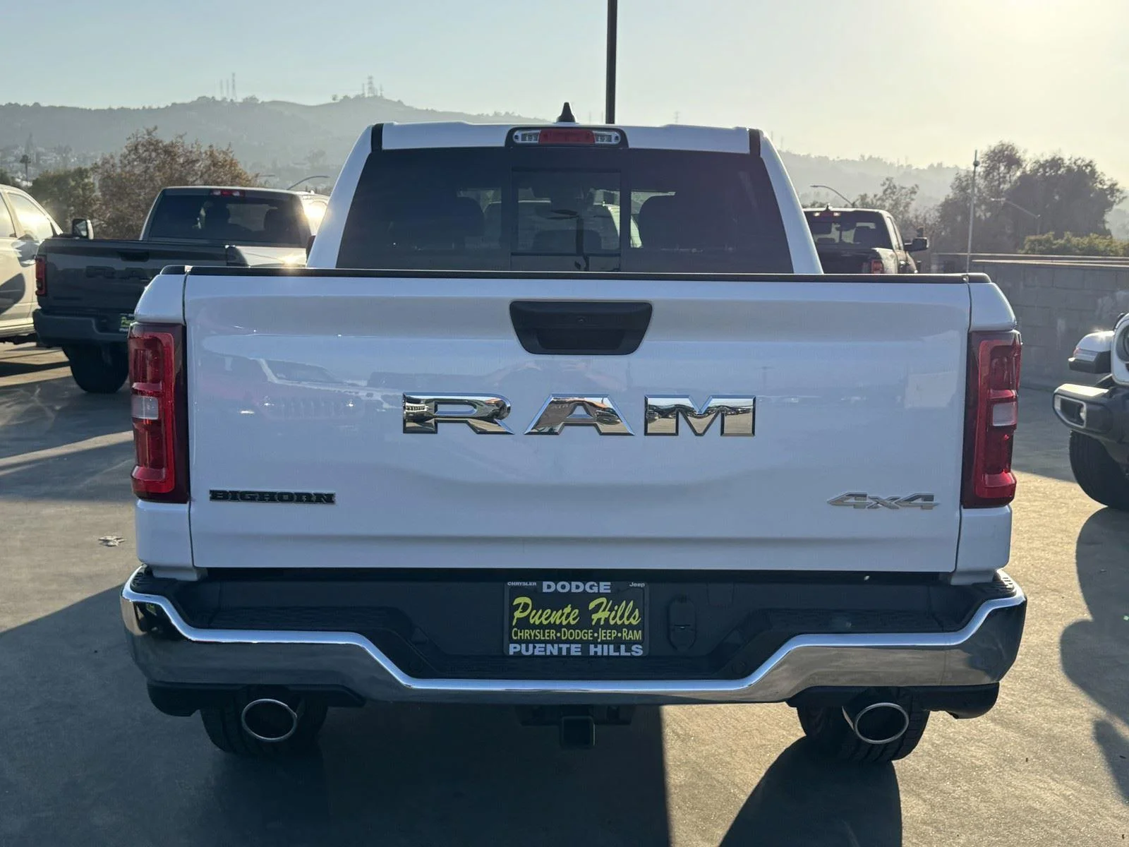 New 2026 Bright White Clear-Coat Exterior Paint RAM Big Horn image 4
