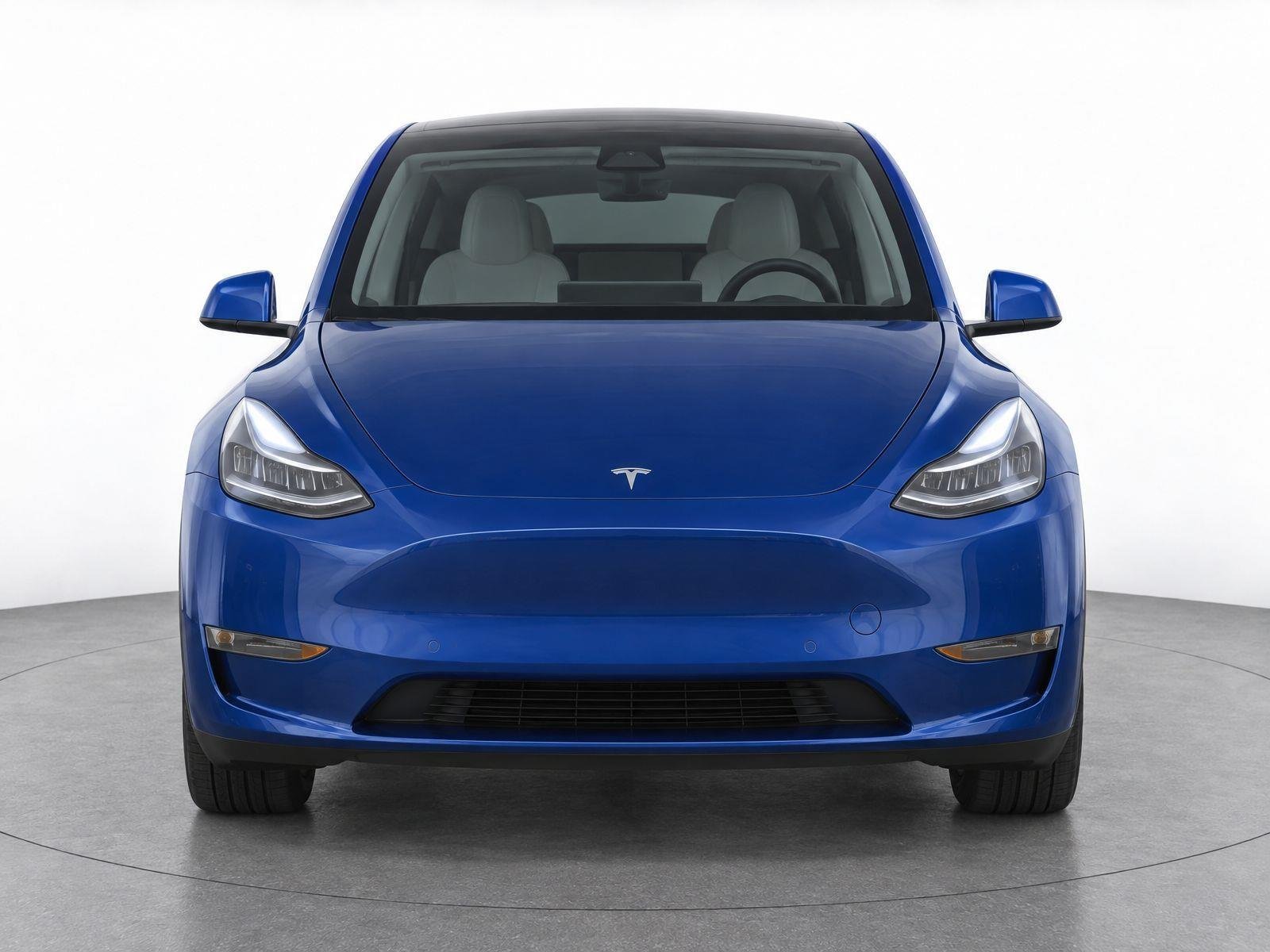 Used 2021 Deep Blue Metallic Tesla Long Range image 5